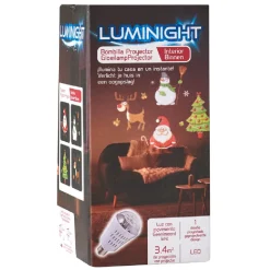Ampoule LED motif Père Noël sapin renne bonhomme de neige-Gifi Outlet