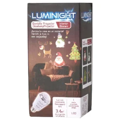 Ampoule LED motif Père Noël sapin renne bonhomme de neige-Gifi Outlet