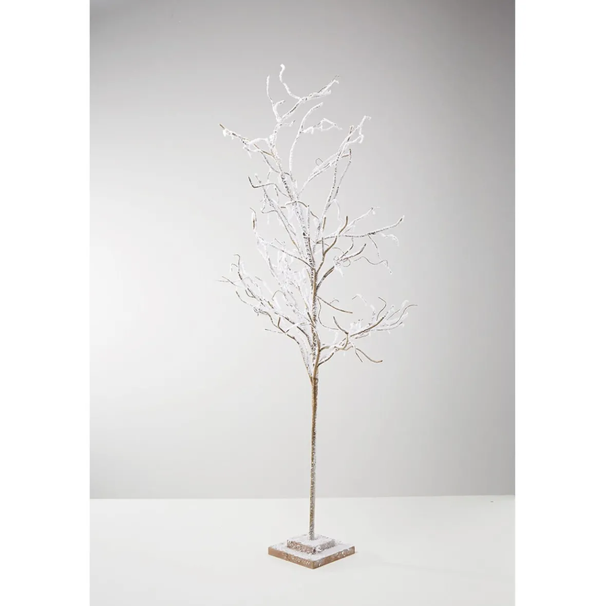 Arbre de Noël enneigé blanc effet neige H 130 cm-Gifi Hot