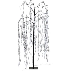 Arbre de Noël Saule pleureur lumineux 320 LED blanc froid H150cm-Gifi Clearance