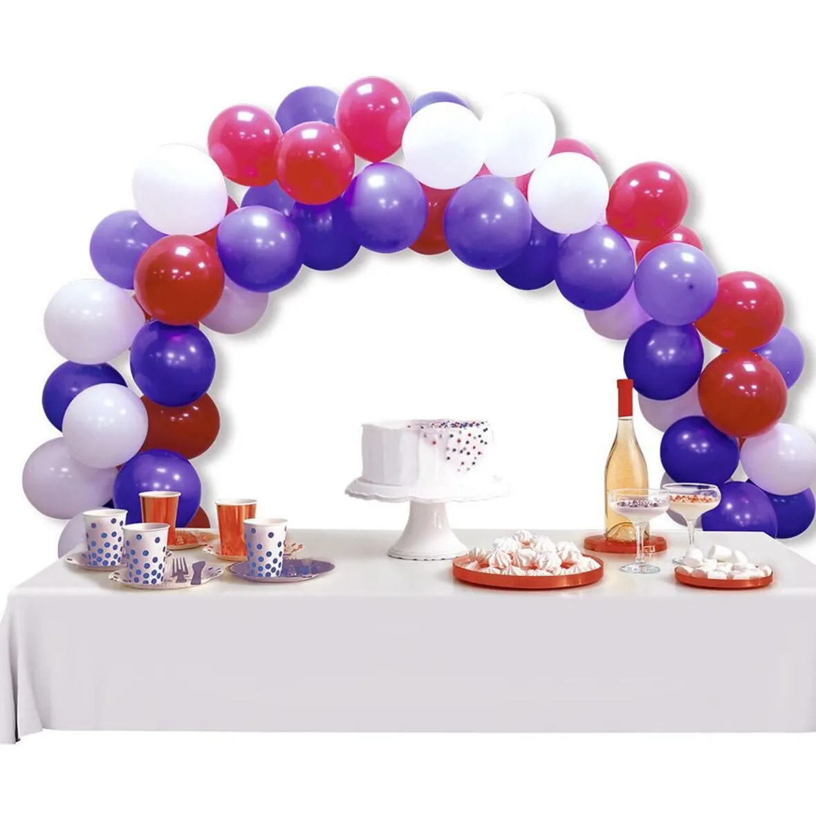 Arche à ballons France bleu blanc rouge 5m-Gifi Online