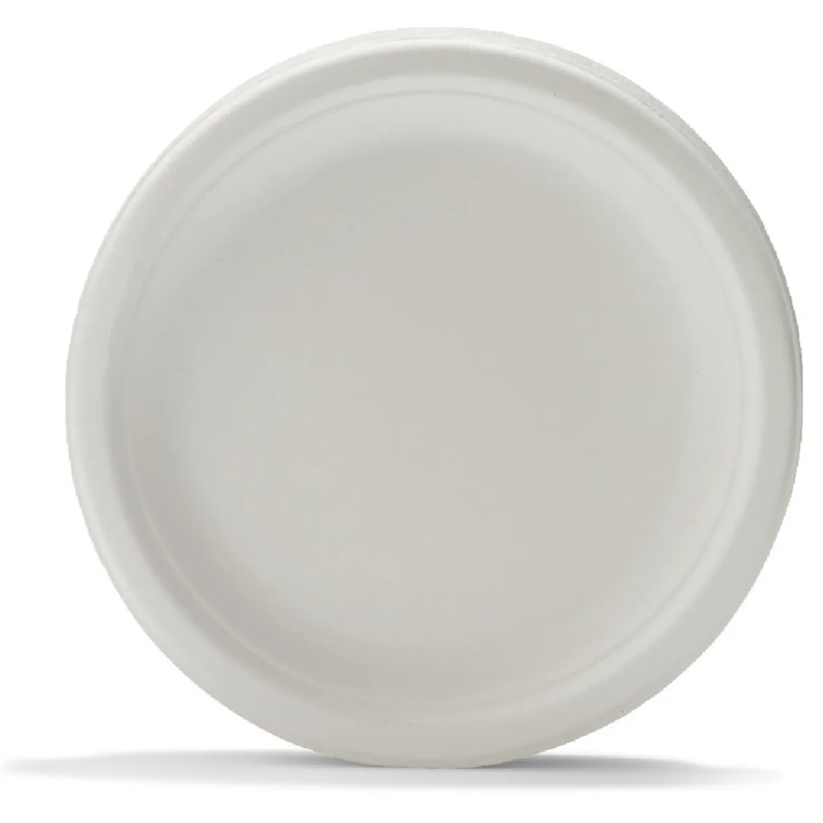 Assiette à dessert ronde en canne à sucre x12-Gifi Online