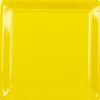 Assiette carton jaune x8-Gifi Best