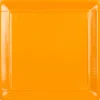 Assiette carton orange x8-Gifi Outlet