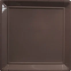 Assiette en carton marron x8-Gifi Online