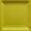 Assiette en carton vert pistache x8-Gifi New
