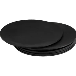 Assiette grise plastique x6-Gifi Online