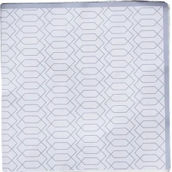 Assiette plate et dessert jetable motif sapin argent carton-Gifi Online