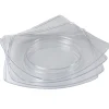 Assiette plate plastique transparente x4-Gifi Best