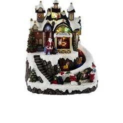 Atelier du Père Noël animé lumineux et musical-Gifi Best