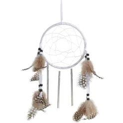 Attrape-rêve de Noël avec plumes à suspendre-Gifi Hot
