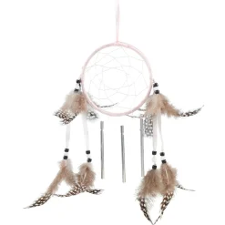 Attrape-rêve de Noël avec plumes à suspendre-Gifi Hot