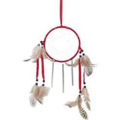 Attrape-rêve de Noël avec plumes à suspendre-Gifi Hot