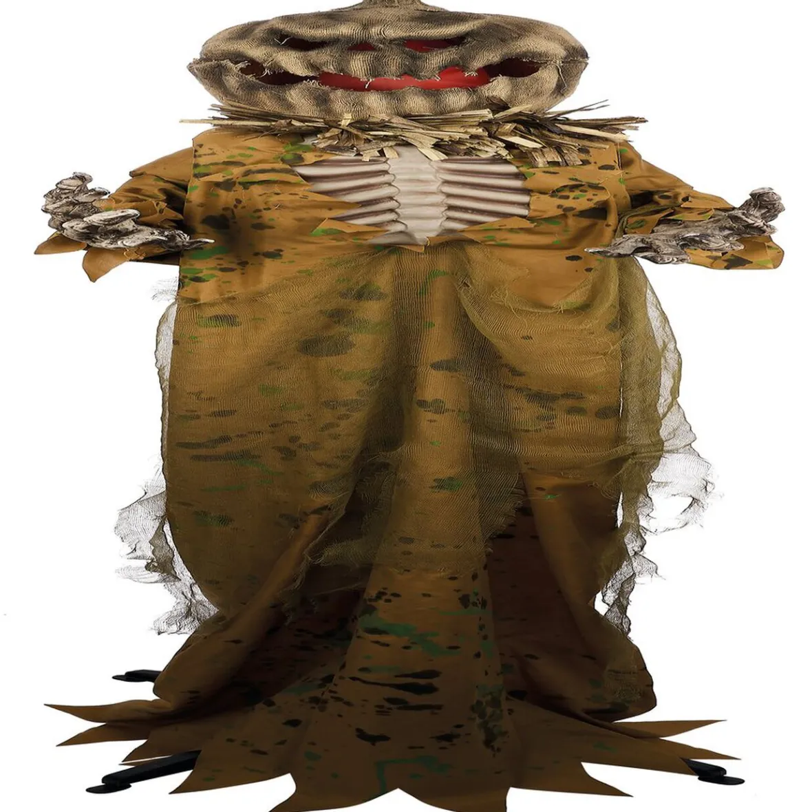 Automate épouvantail citrouille sonore et animé H170cm-Gifi Clearance