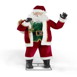 Automate Père-Noël sonore et animé H190cm-Gifi Outlet