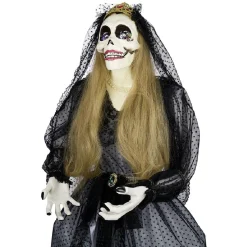 Automate vieille mariée animée et sonore Halloween 165cm-Gifi