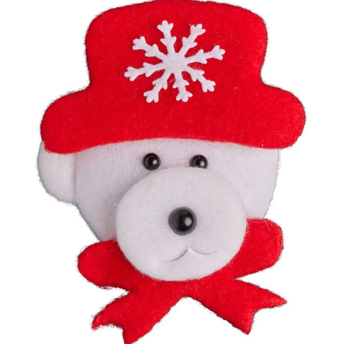 Badge lumineux Noël rouge et blanc - 4 modèles-Gifi Sale