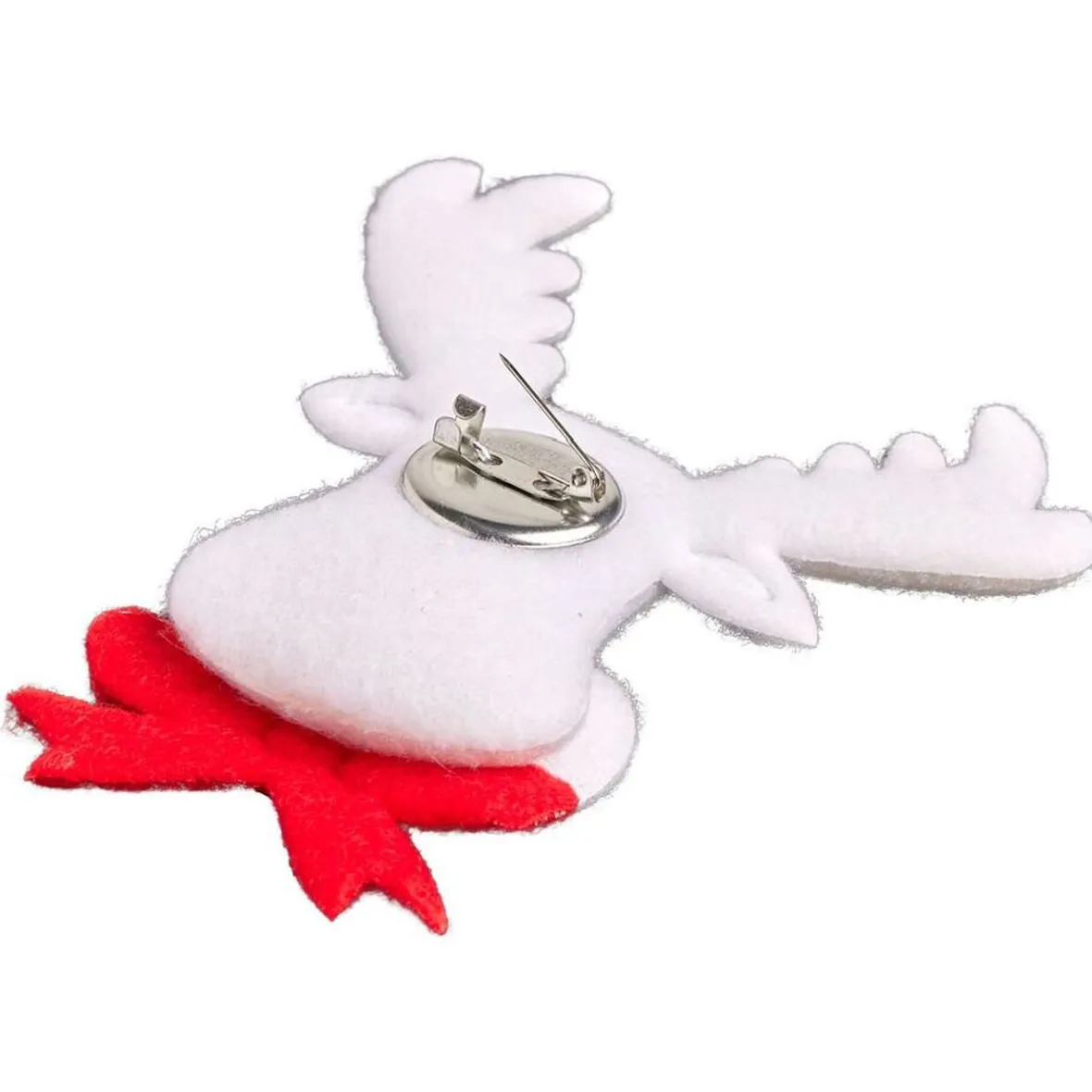 Badge lumineux Noël rouge et blanc - 4 modèles-Gifi Sale