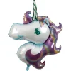 Ballon alu fée licorne bleuté H100cm-Gifi Outlet