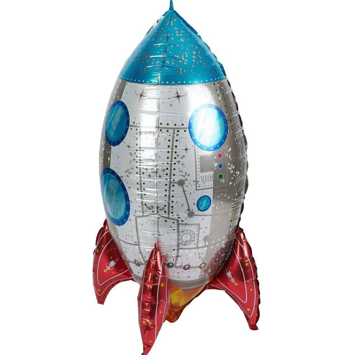 Ballon alu fusée H81cm-Gifi Online