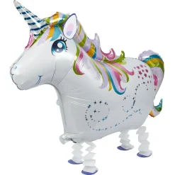 Ballon alu licorne avec pieds L75xH57cm-Gifi