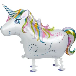 Ballon alu licorne avec pieds L75xH57cm-Gifi