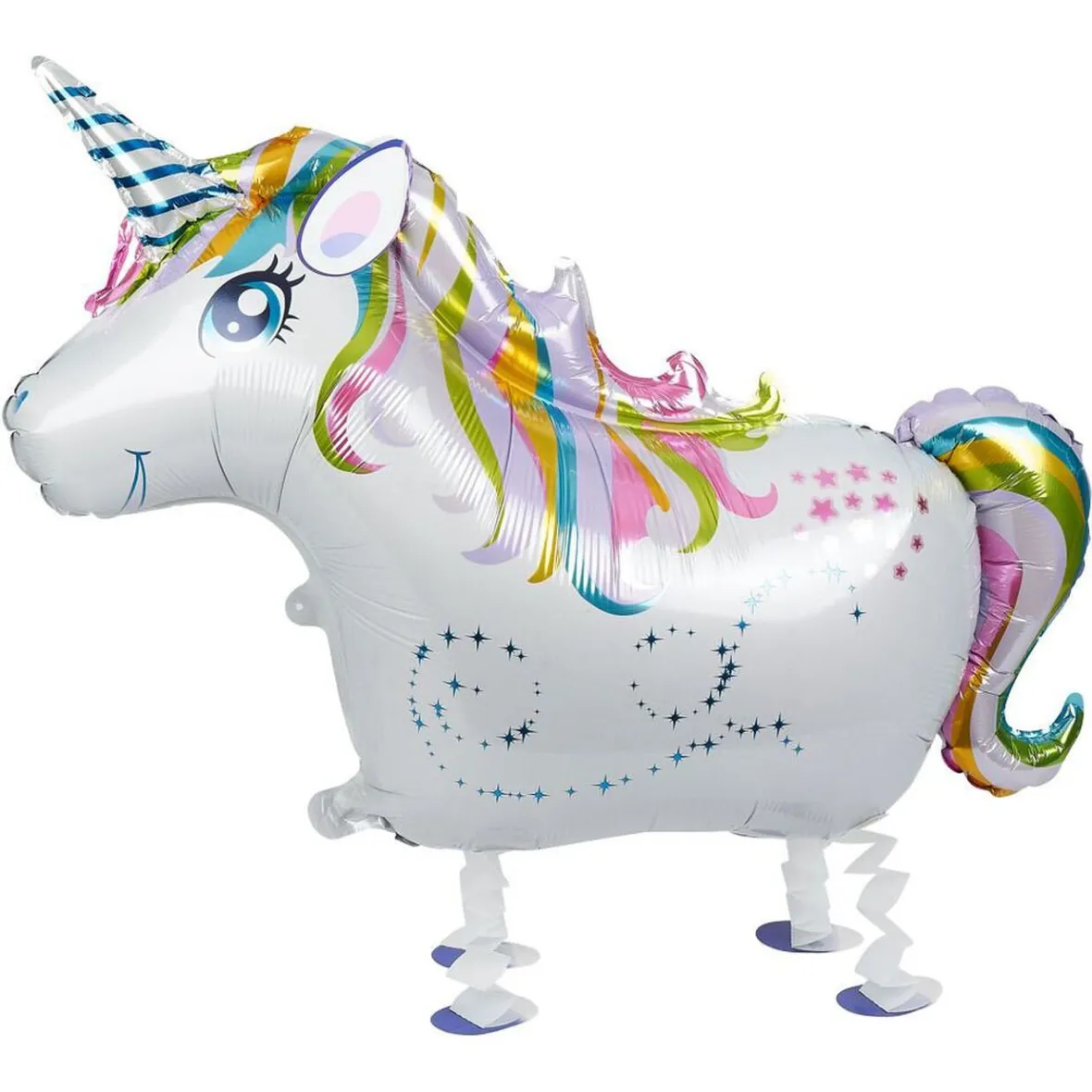 Ballon alu licorne avec pieds L75xH57cm-Gifi