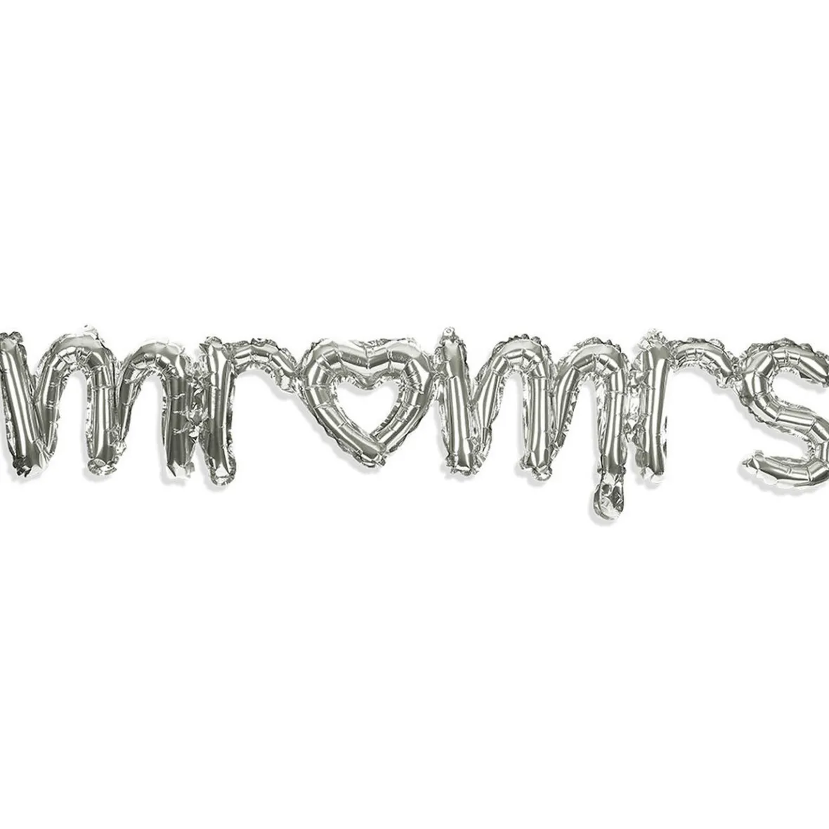 Ballon alu Mr Mrs argenté et rose gold L120cm-Gifi Sale