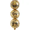 Ballon aluminium happy new year 90cm-Gifi