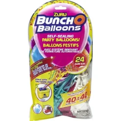 Ballon Bunch x24 rose/bleu ciel/blanc-Gifi Clearance