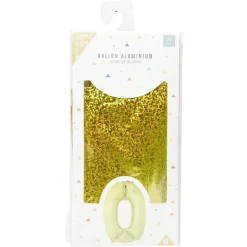 Ballon chiffre 0 aluminium-Gifi New