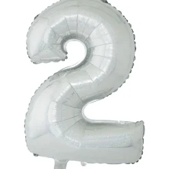 Ballon chiffre 2 aluminium-Gifi Best
