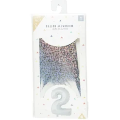 Ballon chiffre 2 aluminium-Gifi Best