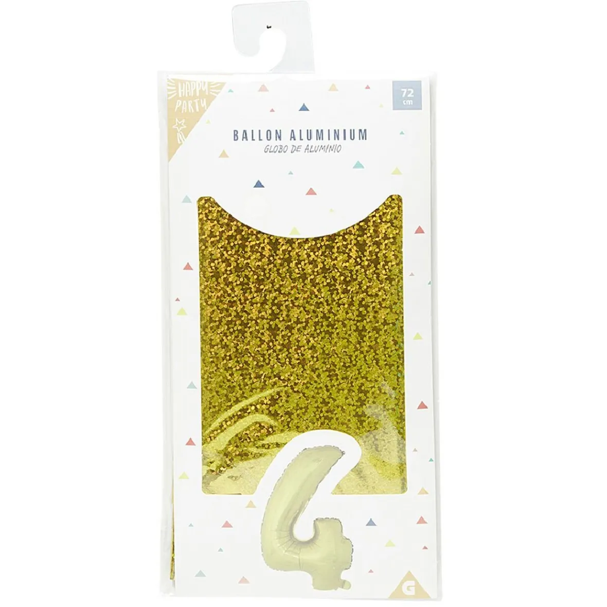 Ballon chiffre 4 en aluminium-Gifi Sale