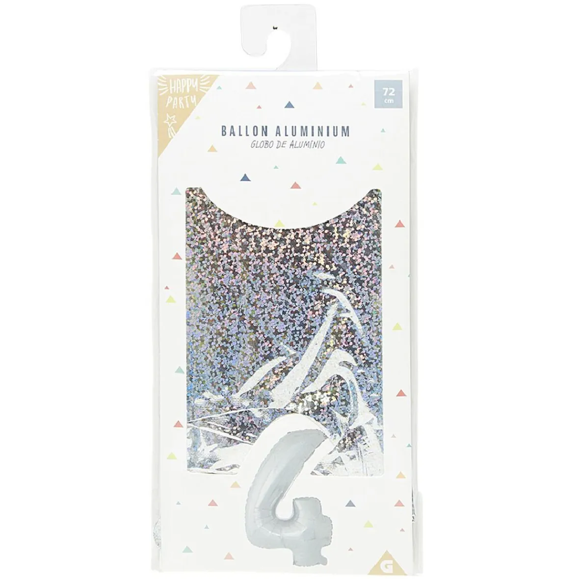 Ballon chiffre 4 en aluminium-Gifi Sale