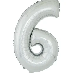 Ballon chiffre 6 en aluminium-Gifi Sale