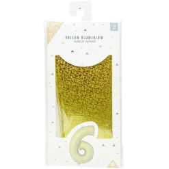 Ballon chiffre 6 en aluminium-Gifi Sale