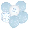 Ballon décor Baby rose ou bleu x6-Gifi Outlet