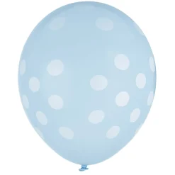 Ballon décor Baby rose ou bleu x6-Gifi Outlet