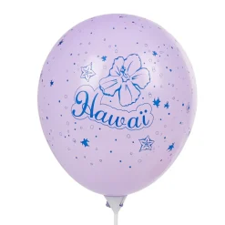 Ballon de baudruche ambiance Hawaï x8-Gifi Discount