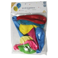Ballon de baudruche anniversaire 20 ans multicolore x10-Gifi Sale