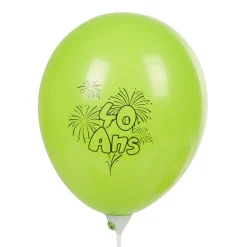 Ballon de baudruche anniversaire 40 ans multicolore x10-Gifi Sale
