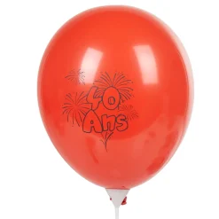 Ballon de baudruche anniversaire 40 ans multicolore x10-Gifi Sale
