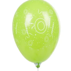 Ballon de baudruche chiffre 0 multicolore x8-Gifi Online