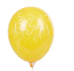 Ballon de baudruche chiffre 4 multicolore x8-Gifi