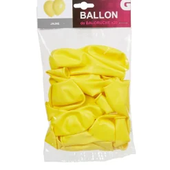 Ballon de baudruche jaune x20-Gifi Best