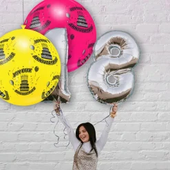 Ballon de baudruche Joyeux Anniversaire-Gifi Online