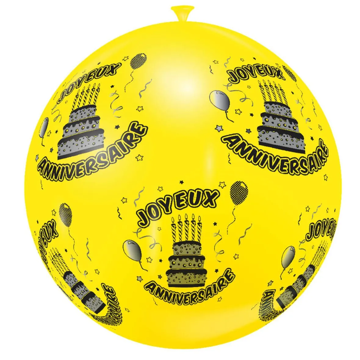 Ballon de baudruche Joyeux Anniversaire-Gifi Online