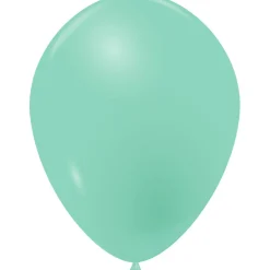 Ballon de baudruche uni vert menthe x20-Gifi Clearance