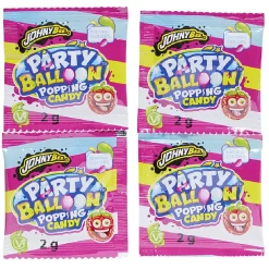 Ballon de fête x2 avec sachet de poudre pétillante x4-Gifi Discount